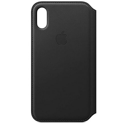 Apple iPhone Xs 256GB ブラック + レザーフォリオ iPhone XS Max Apple純正 レザーケース・ブラック 新品 : アスカラ