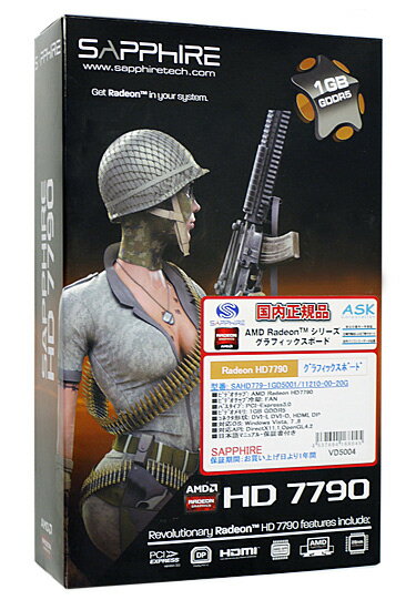 SAPPHIRE グラフィックボード SA-HD7790 1GD5 DVI/HDMI/DP