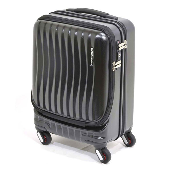 FREQUENTER  CLAM A ストッパー付き4輪キャリー NO.1-216BK