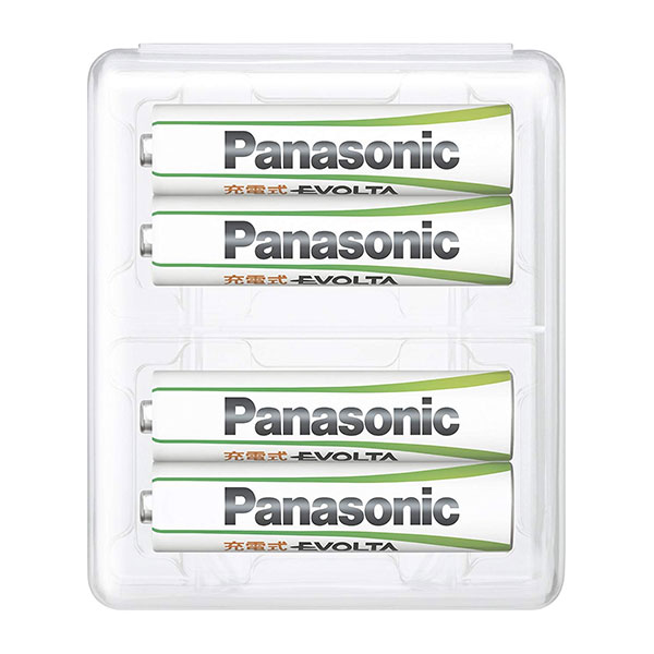 Panasonic 単4形 充電式エボルタ BK-4MLE/4BC