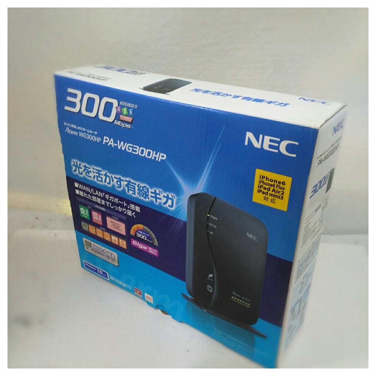 NEC WJ300HP 無線LANルーター 楽天市場】日本電気 NEC 無線LANルーター PA-WG300HP | 価格比較