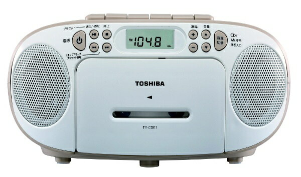 TOSHIBA CDラジカセ TY-CDE1(C)