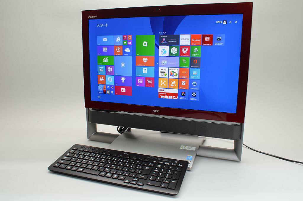 NEC LAVIE PC-HA770RAB デスクトップ型 NEC LAVIE Home All-in-one HA770/RAB [PC-HA770RAB] ファイン