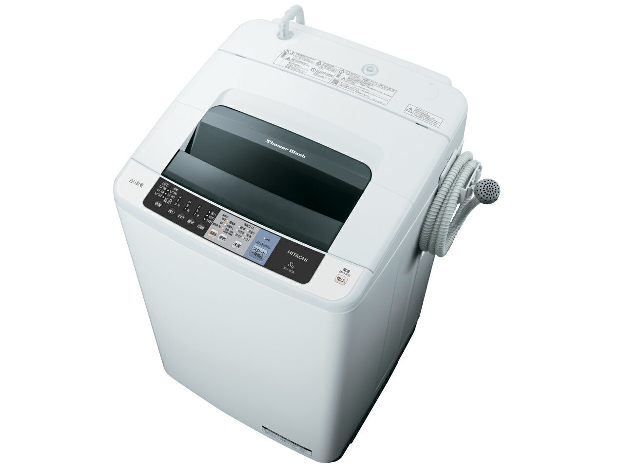 30日迄！送料無料★日立 8kg 洗濯機【NW-R803】DTHE 日立 【3/27入荷予定】 NW-R803-W 全自動洗濯機8.0kg 風乾燥