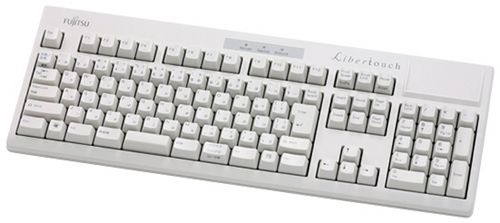【希少品】富士通　親指シフトキーボード（USB）　FKB7628-801 親指シフトは「Thumb Touch」へ、確かな打鍵感のキーボード