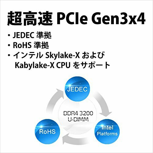 A-DATA デスクトップPC用 メモリ AD4U3200732G22-D