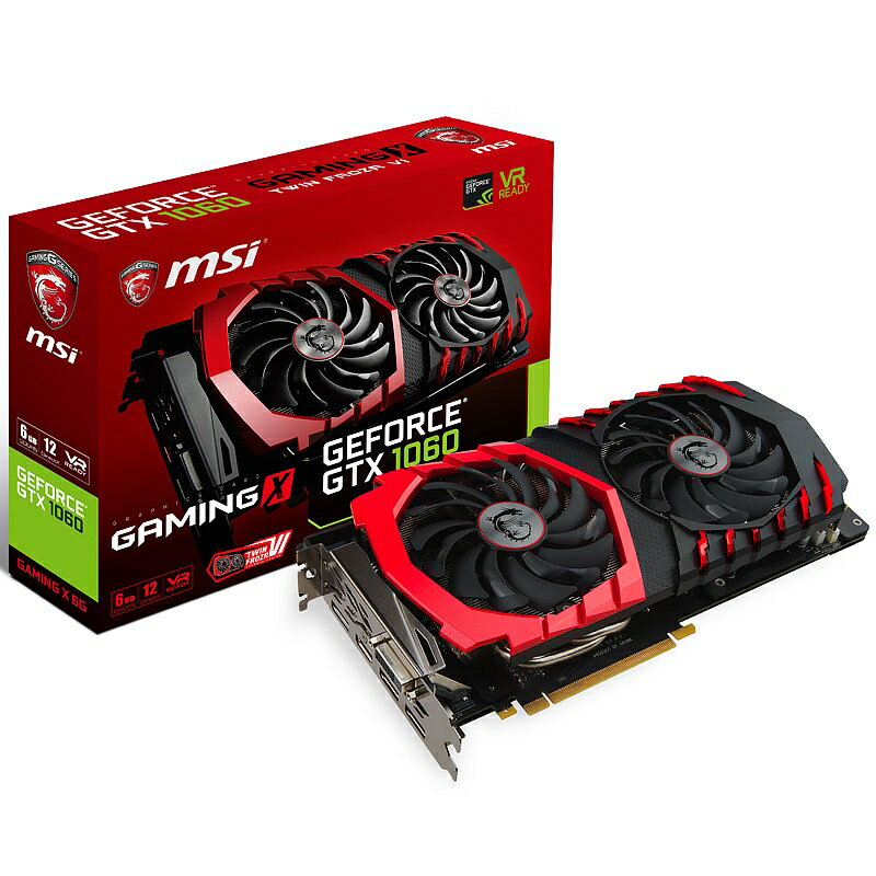 MSI グラフィックボード GEFORCE GTX 1060 GAMING X 6G