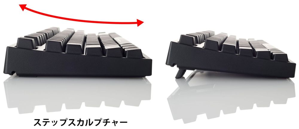 ARCHISS スピードシルバー軸（Speed Silver / linear action）採用 日本語JIS配列 91キー AS-KBPD91/SRBKN