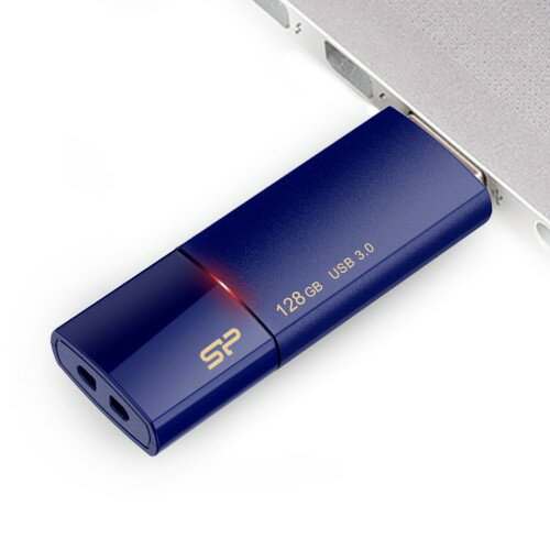 SILICON POWER USB3.0スライド式USBメモリー SP128GBUF3B05V1D 128GB