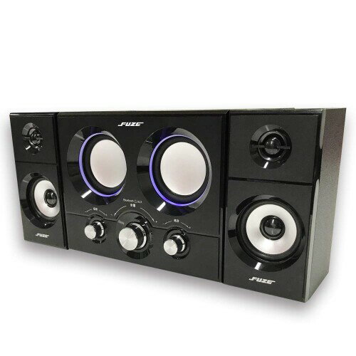 fuze  2.1ch アンプ内蔵 Bluetoothスピーカー DAS219BT(BK)