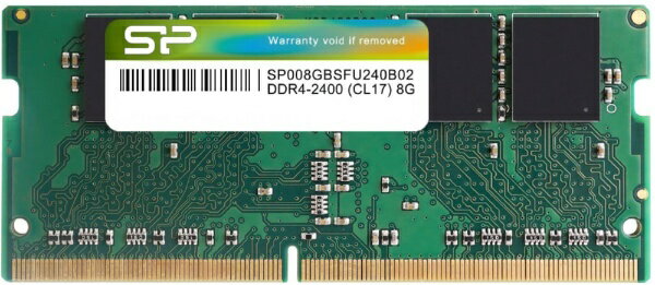 SILICONPOWER メモリーモジュール 260pin SO-DIMM DDR4-2400(PC4-19200) 8GB ブリスターパッケージ SP008GBSFU240B02