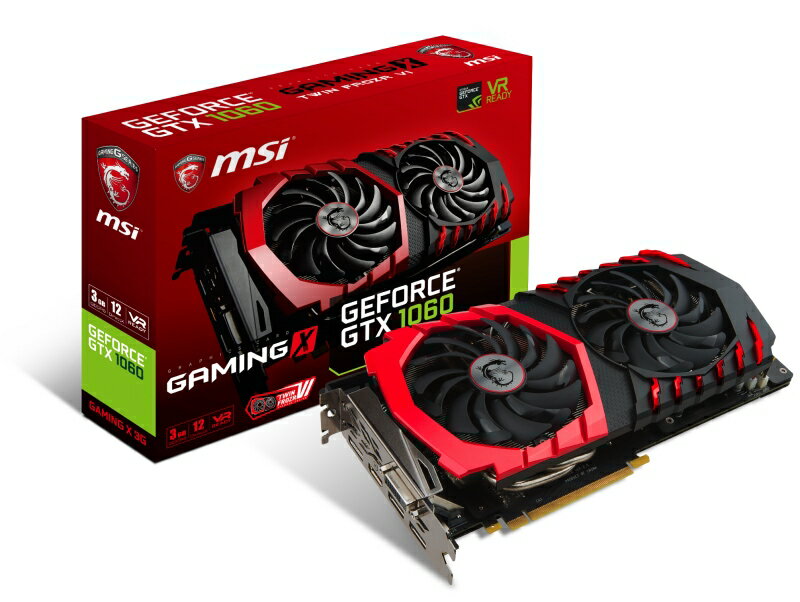 楽天市場】MSI GEFORCE GTX 1060 ARMOR 3G OCV1 グラフィックボード