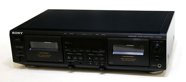 楽天市場】ソニーグループ SONY ツインリバースカセットデッキ TC