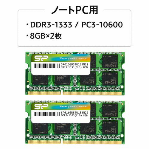 SILICON POWER PCメモリー SP016GBSTU133N22