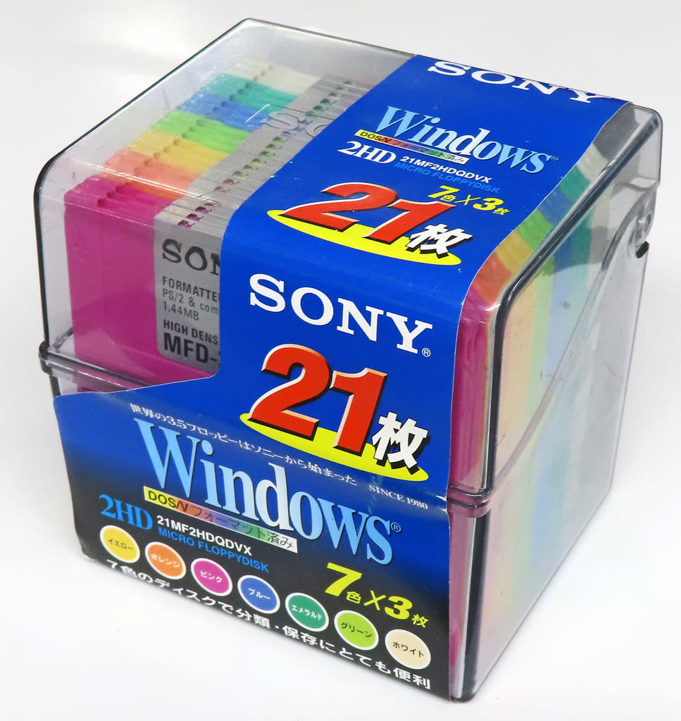 楽天市場】ソニーグループ SONY 3.5インチ 2HD フロッピーディスク 40