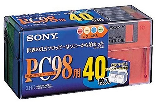 楽天市場】ソニーグループ SONY 3.5インチ 2HD フロッピーディスク 40