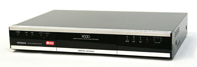 HITACHI DV-DH500W Wooo ハイビジョンHDD/DVDレコーダ CM自動スキップ対応】日立のハイビジョンHDD／DVDレコーダー