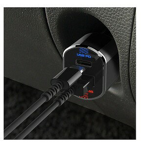 カシムラ DC-PD-9V2A/リバーシブルUSB　2ポート 自動判定 インジケータ DC-026