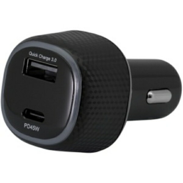 Owltech USB車載充電器 OWL-CPD45C1A1-BK