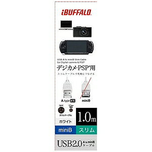 iBUFFALO USB2.0ケーブル BSUAMNSM210WH