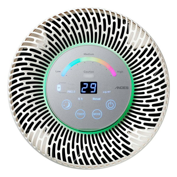 ANDES 空気清浄機 PM2.5測定機能付 バイオミクロンサークル アンデス