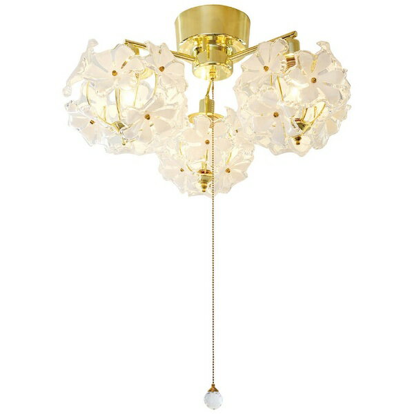 お花のシャンデリア ブーケシーリング GEM-6894 キシマ 照明 キシマ シーリングライト BOUQUET 5灯 照明 LED 対応 （ 天井