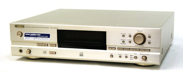楽天市場】ヤマハ YAMAHA HDD/CDレコーダー ゴールド CDR-HD1500(N