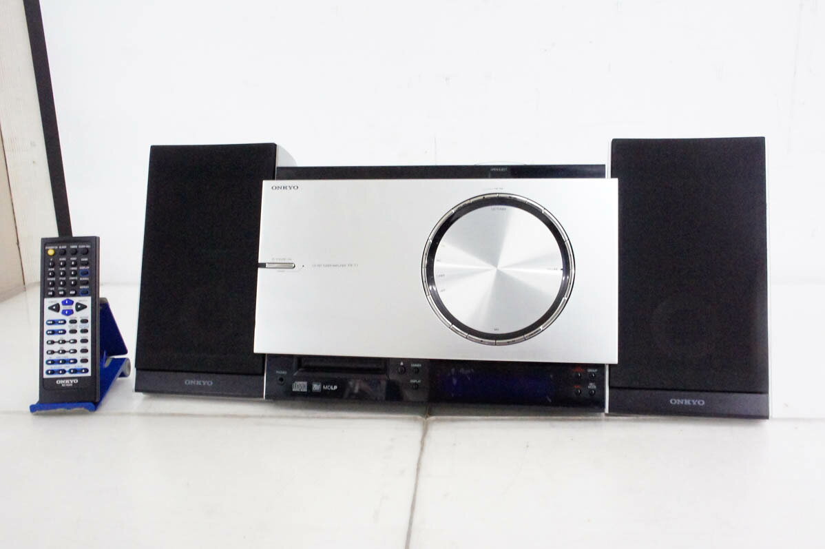 楽天市場】オンキヨー ONKYO CD/MDチューナーアンプ FR-V77(S) | 価格