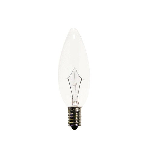 旭光電機工業 ASAHI LAMP クリヤー シャンデリア電球 100 110V-60W C32 E14 価格比較 - 商品価格ナビ