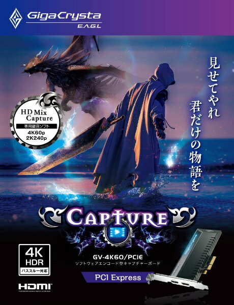 I・O DATA キャプチャーボード GV-4K60/PCIE