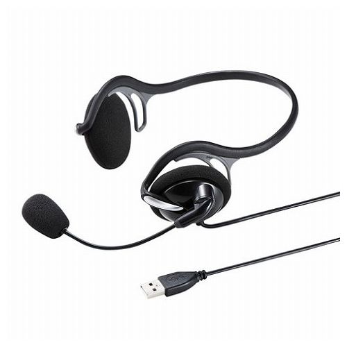 サンワサプライ USBヘッドセット MM-HSU05BK