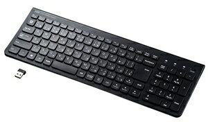 サンワサプライ ワイヤレススリムキーボード SKB-WL31BK