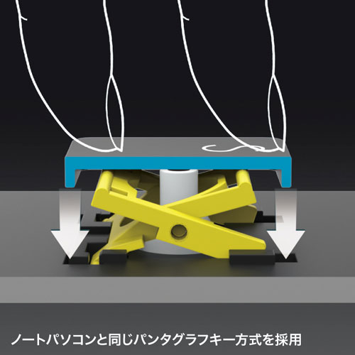 サンワサプライ ワイヤレススリムキーボード SKB-WL31BK