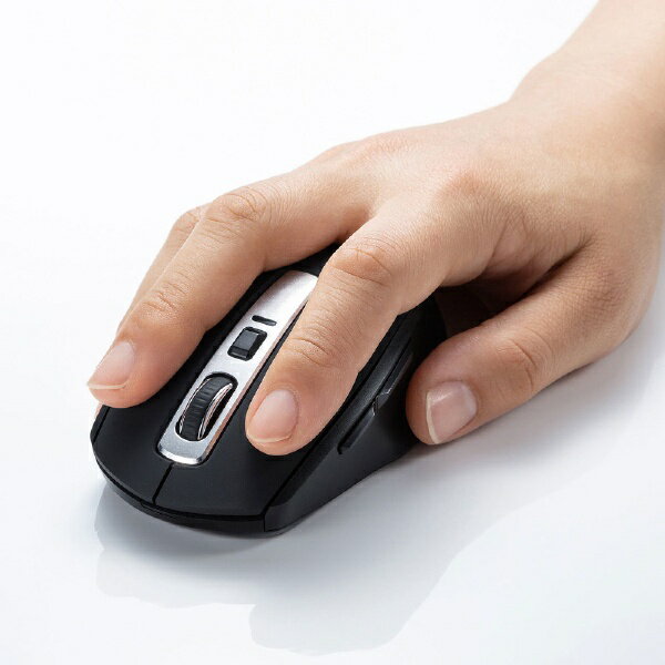 サンワサプライ 静音ワイヤレスブルーLEDマウス MA-WBL161BK