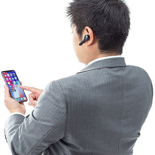 サンワサプライ Bluetoothモノラルヘッドセット MM-BTMH40BK