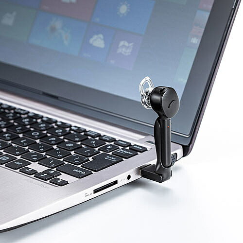 サンワサプライ Bluetoothモノラルヘッドセット MM-BTMH40BK