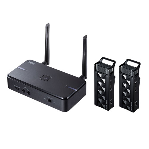 SANWA SUPPLY ワイヤレスマイクシステム 2台セット MM-MCWSET