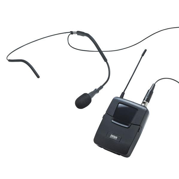 サンワサプライ ワイヤレスヘッドマイク MM-SPAMP4WHS