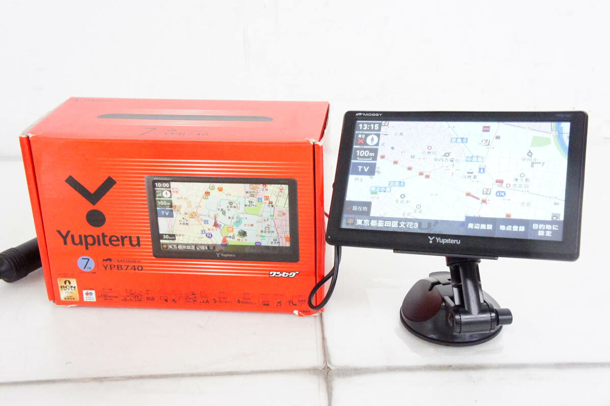 楽天市場】ユピテル YUPITERU 7.0型 ワンセグ内蔵ポータブルカーナビ