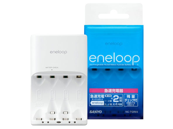 楽天市場】三洋電機 SANYO eneloop(エネループ) 充電器 単3形・単4形