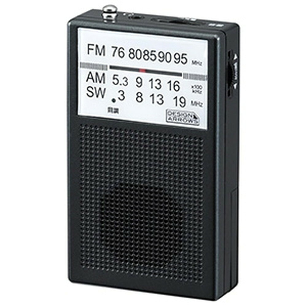 楽天市場】ヤザワコーポレーション YAZAWA AM・FM・短波ラジオ RD26BK