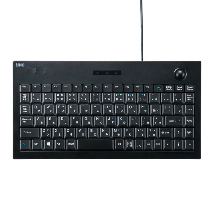 楽天市場】エレコム ELECOM キーボード トラックボール付 TK-TB01UMBK