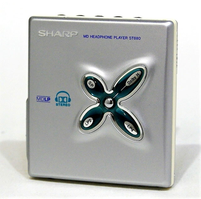 楽天市場】シャープ SHARP ポータブルMDプレーヤー MD-ST700-P | 価格