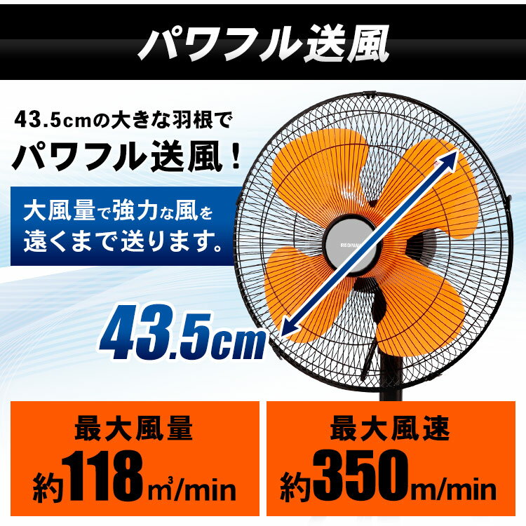 IRIS 工業扇風機 KF-431SE