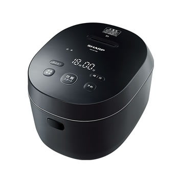 シャープ 炊飯器 5.5合 IH式 PLAINLY 匠の火加減 ブラック KS-HF10B-B