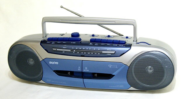 楽天市場】三洋電機 SANYO ラジオカセットレコーダー ブラック MR-62(K