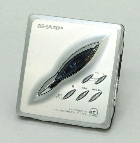SHARP ポータブルMDプレーヤーMD-ST500-A 楽天市場】シャープ SHARP ポータブルMDプレーヤー MD-ST500-A