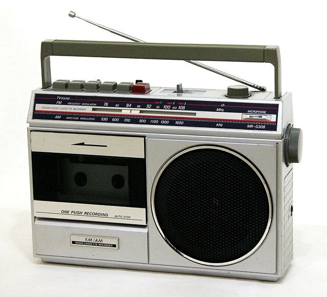 楽天市場】三洋電機 SANYO ラジオカセットレコーダー ブラック MR-62(K