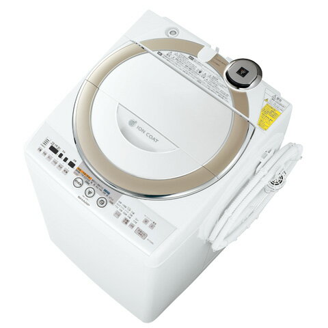 楽天市場】シャープ SHARP プラズマクラスター洗濯機 ES-TX810-P