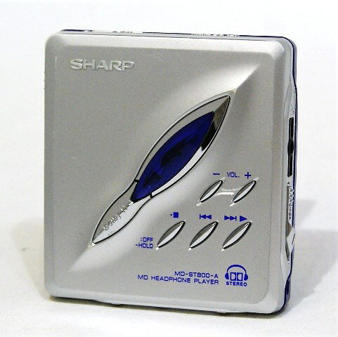 楽天市場】シャープ SHARP ポータブルMDプレーヤー MD-ST700-P | 価格